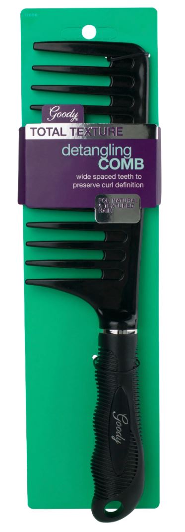 ITEM #3001167 GOODY TOTAL TEXTURE DETANGLING COMB - PACK: 48/3 - UPC 041457170007